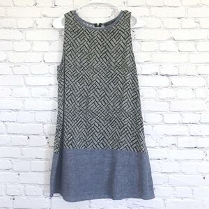 THML Shift Dress Blue Black Size Medium